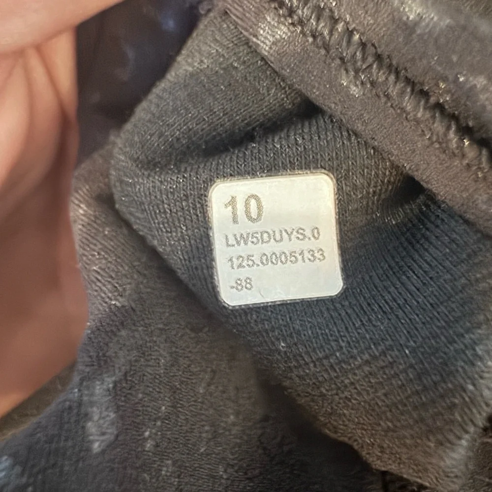 lululemon Align Leggings – Leopardo Shift Micro Embossed Black – Size 10 (25”)